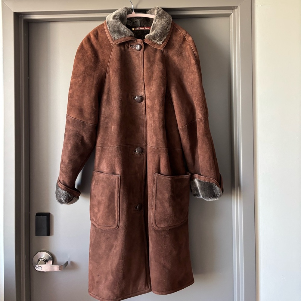 Vintage French Creek Sheepskin Shearling Coat (Ladies Medium)